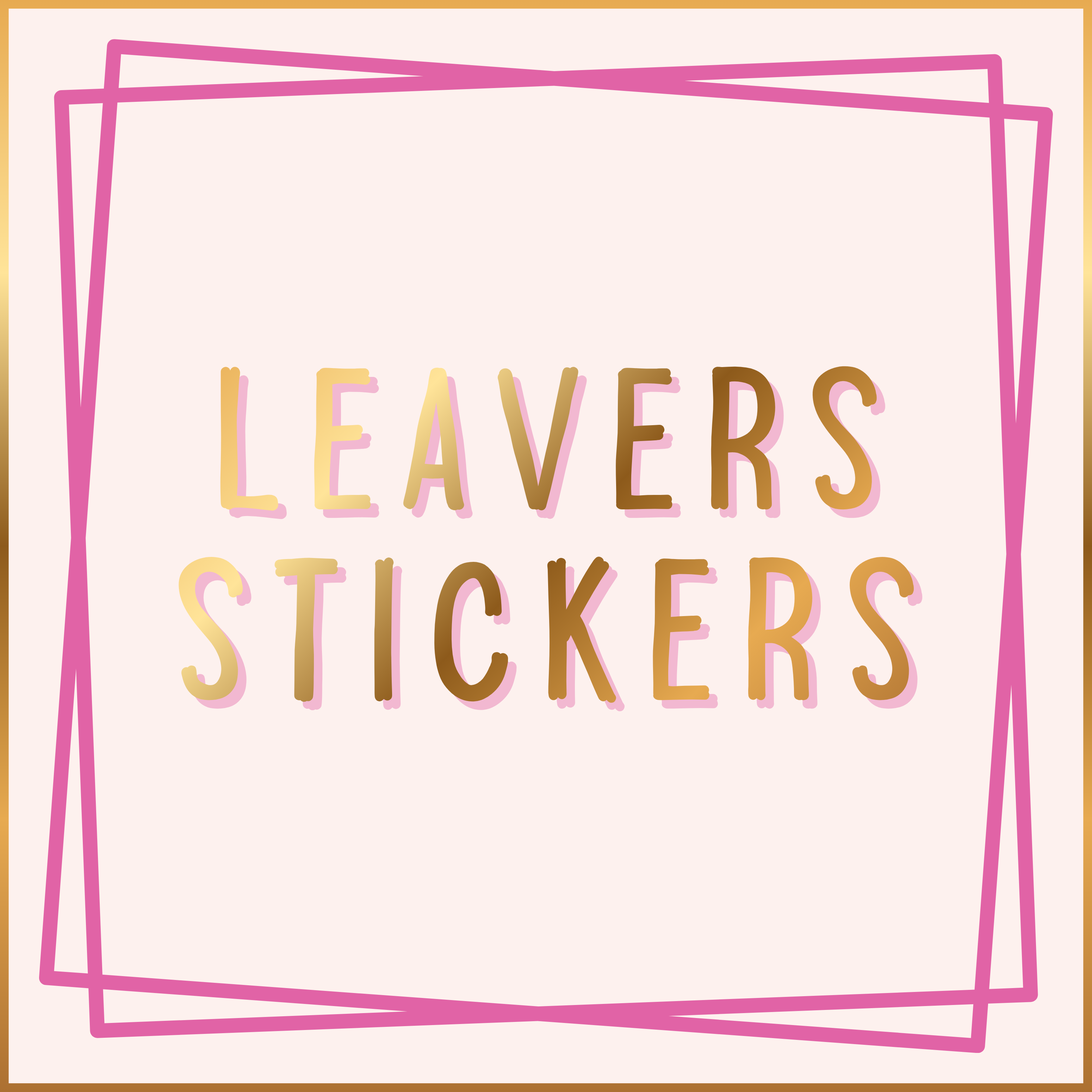 Leavers Stickers