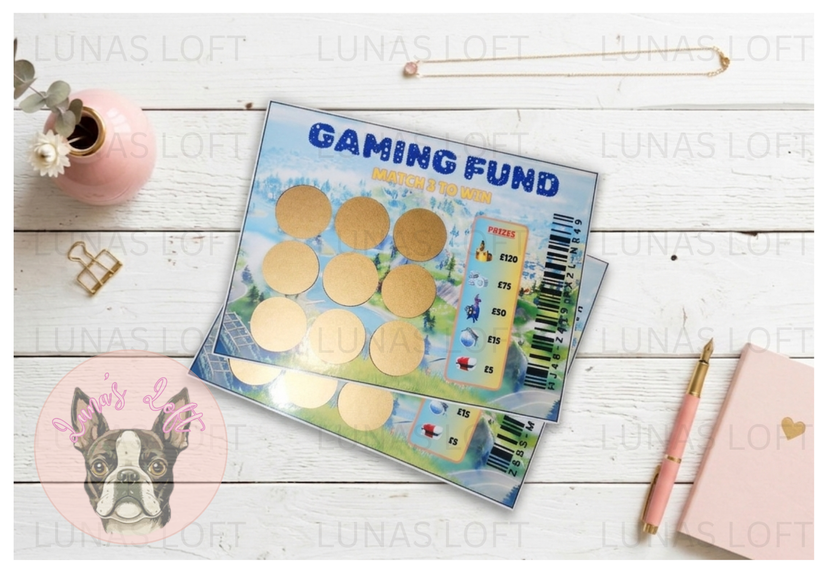 Printed Scratch Card