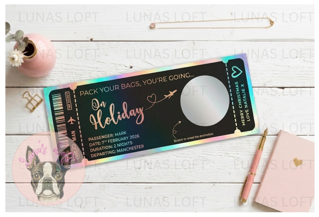 Scratch to Reveal Foil Tickets