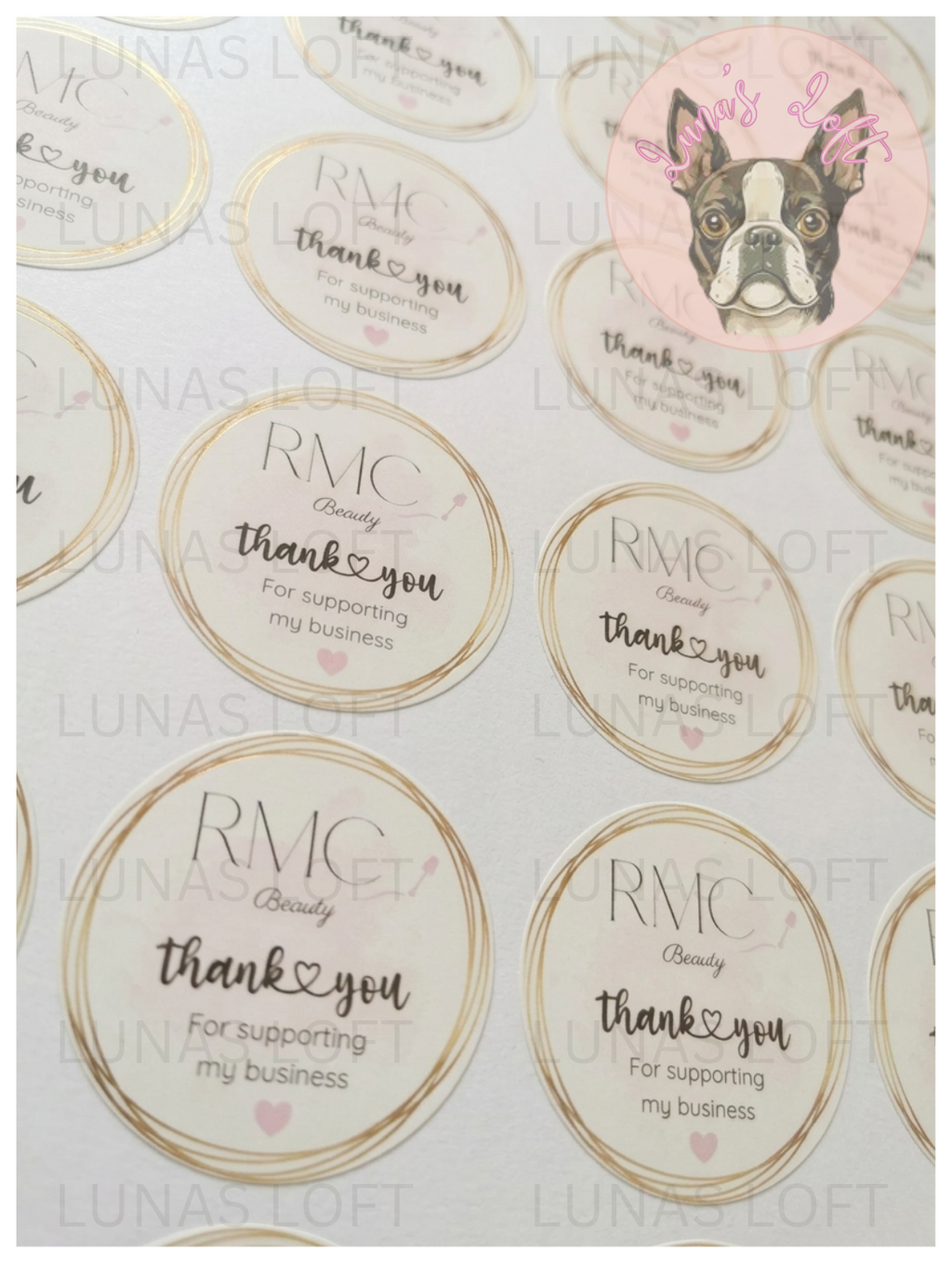 A4 Sheets Of Round Stickers