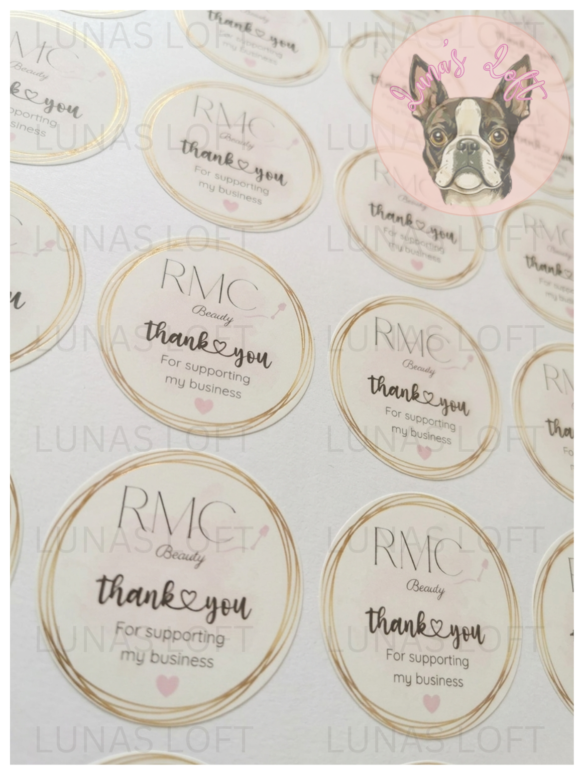 A4 Sheets Of Round Stickers