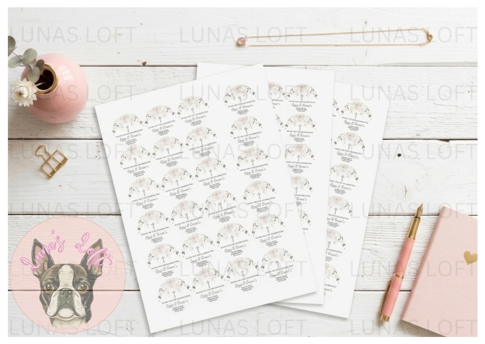 A4 Sheets Of Round Stickers