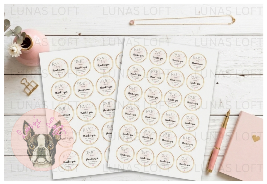 A4 Sheets Of Round Stickers