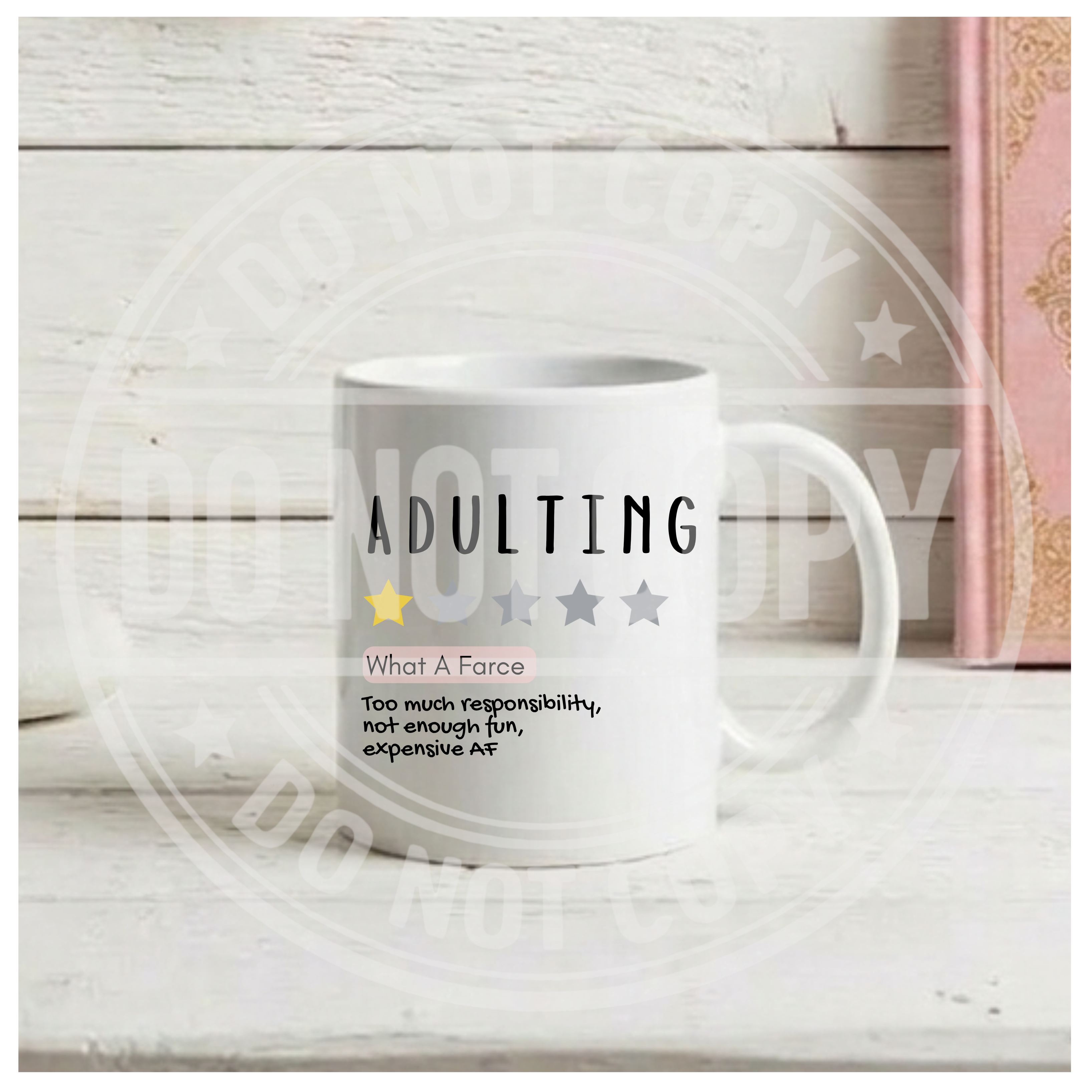Review Mug - Adulting