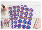 A4 Sheets Of Round Stickers