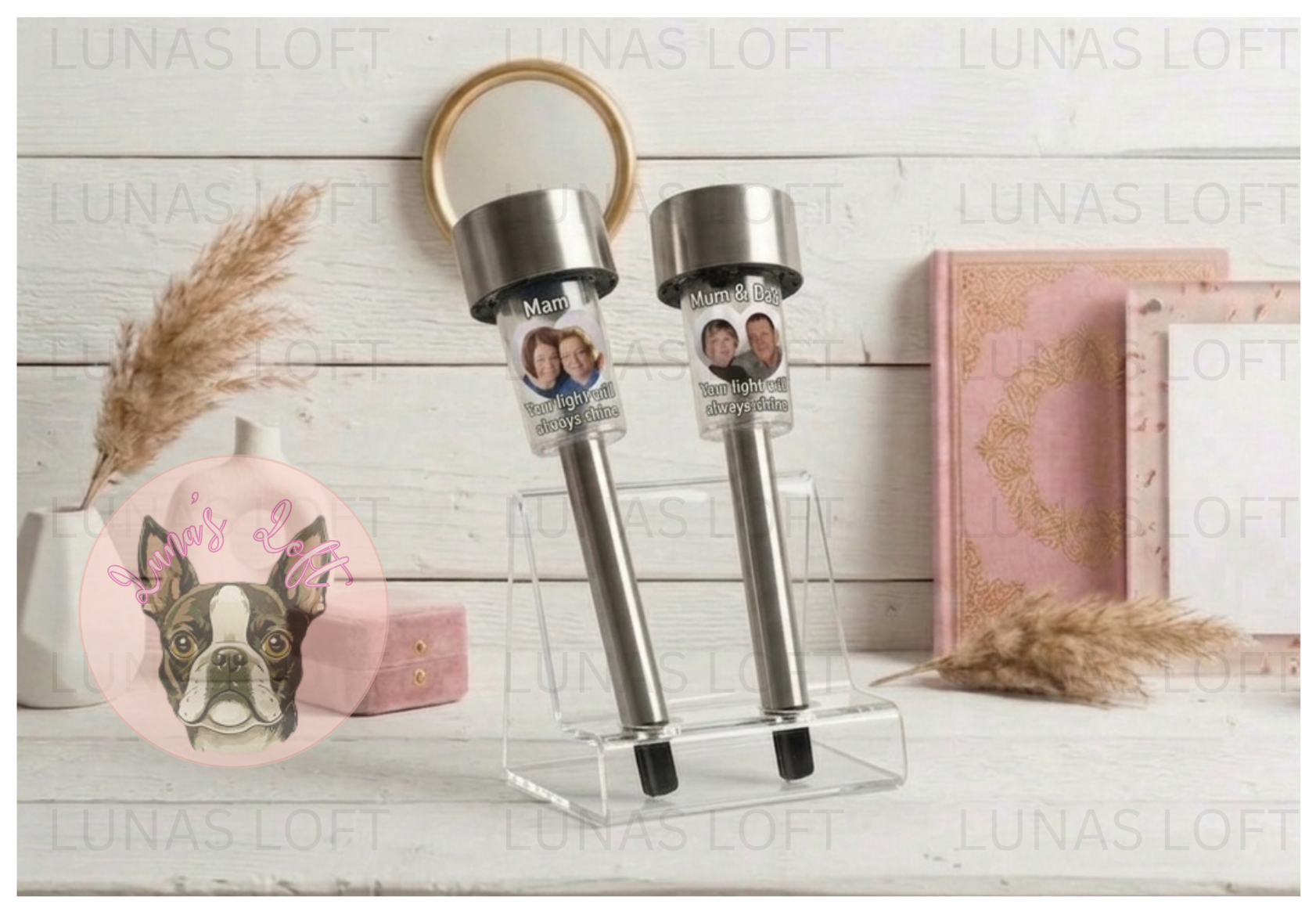 Photo Memorial Solar lights