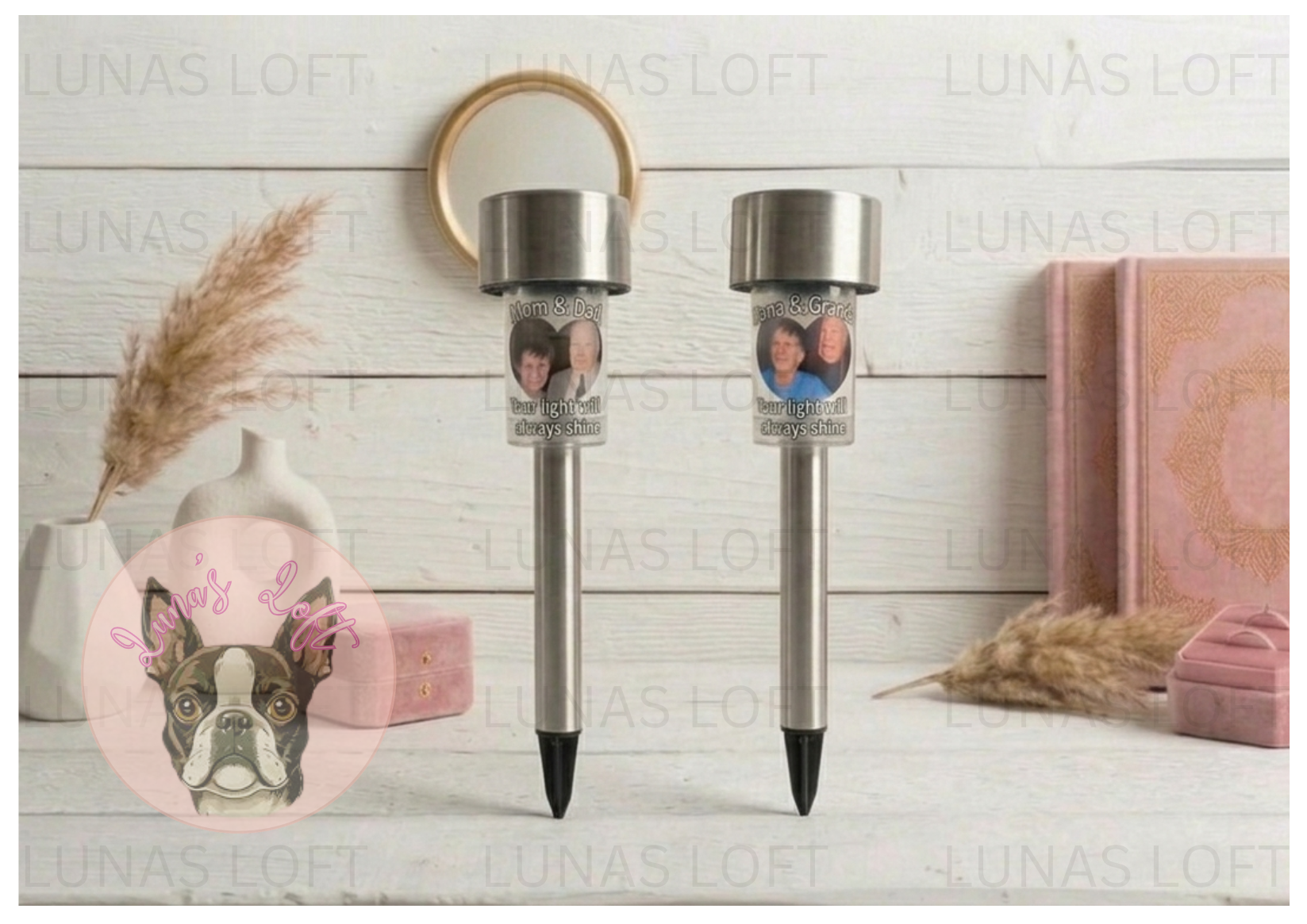 Photo Memorial Solar lights