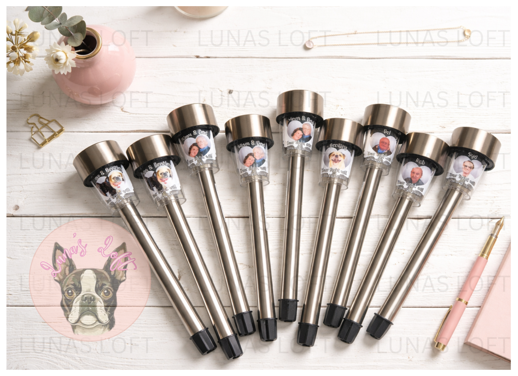 Photo Memorial Solar lights