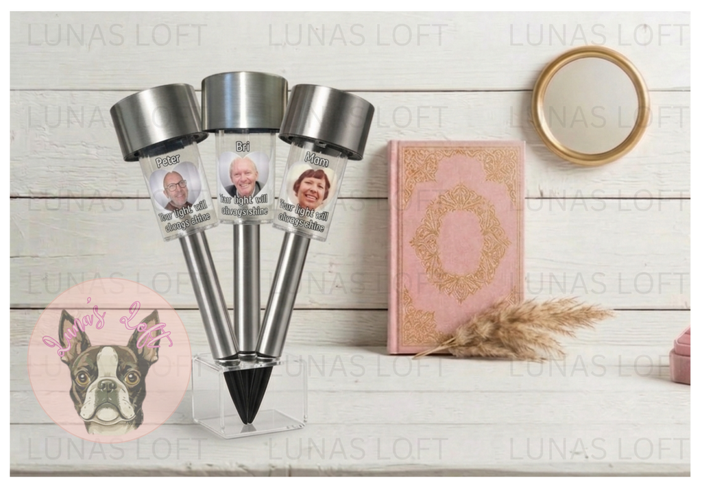Photo Memorial Solar lights