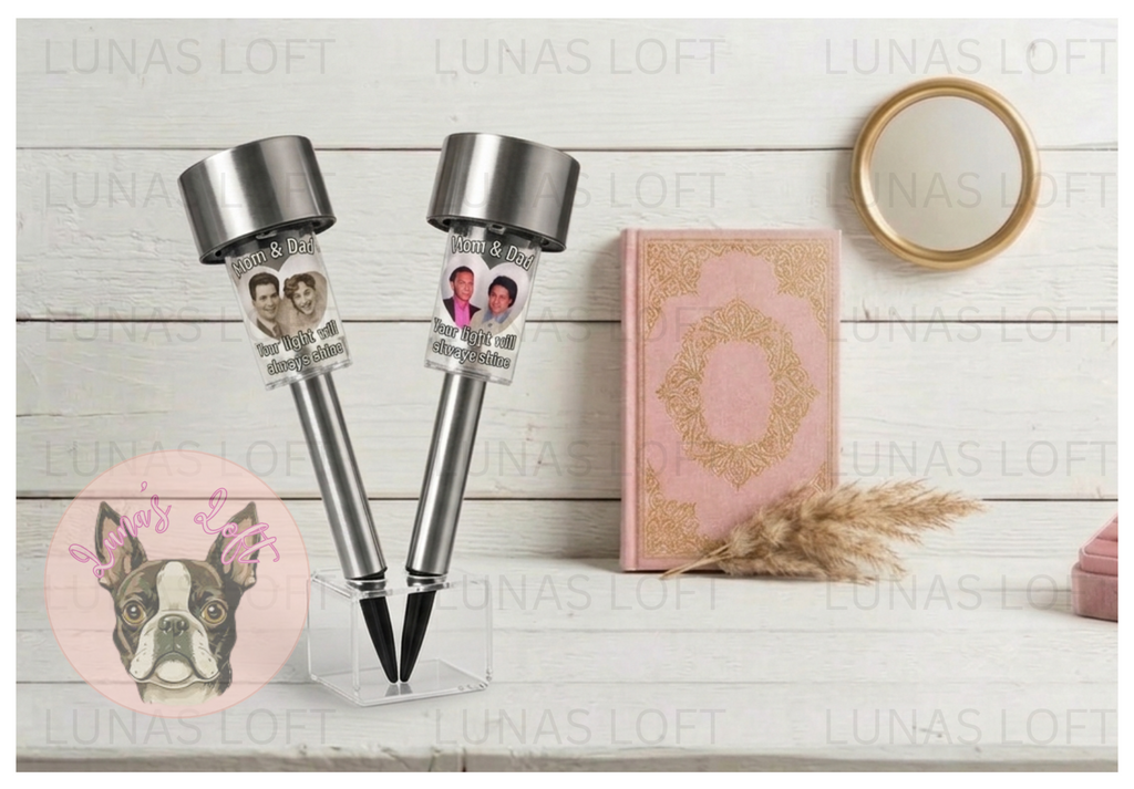Photo Memorial Solar lights