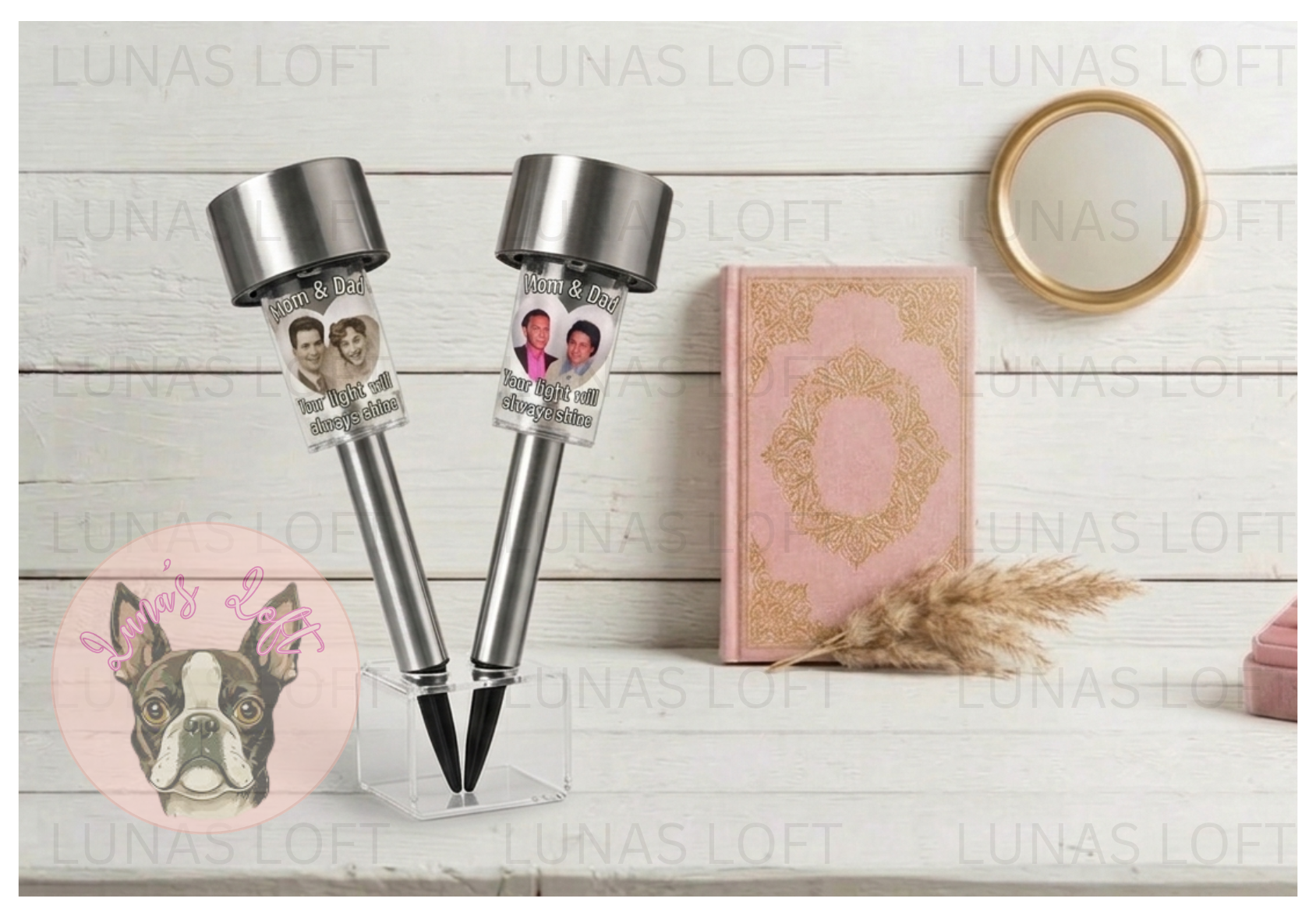 Photo Memorial Solar lights