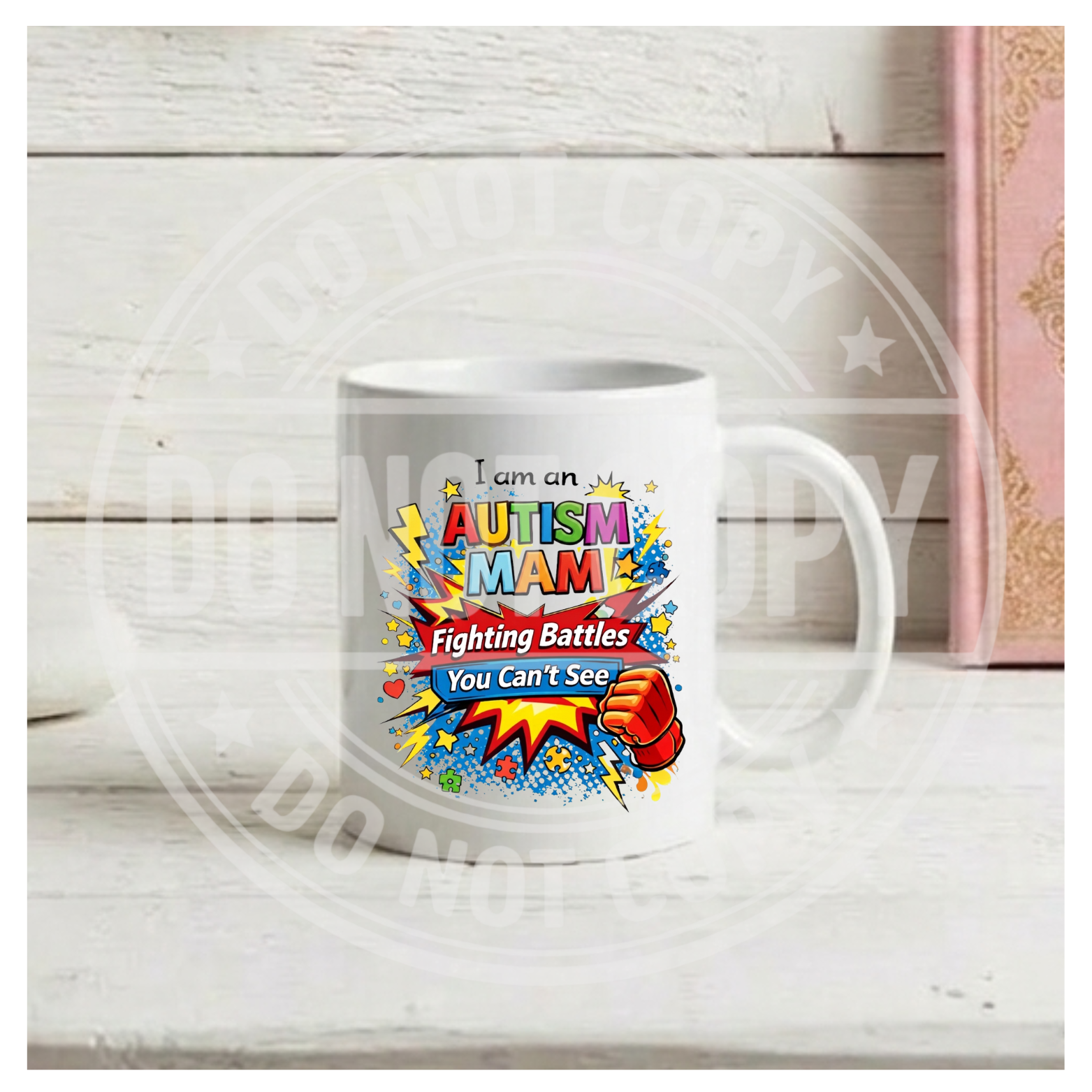 Autism Themed Mug