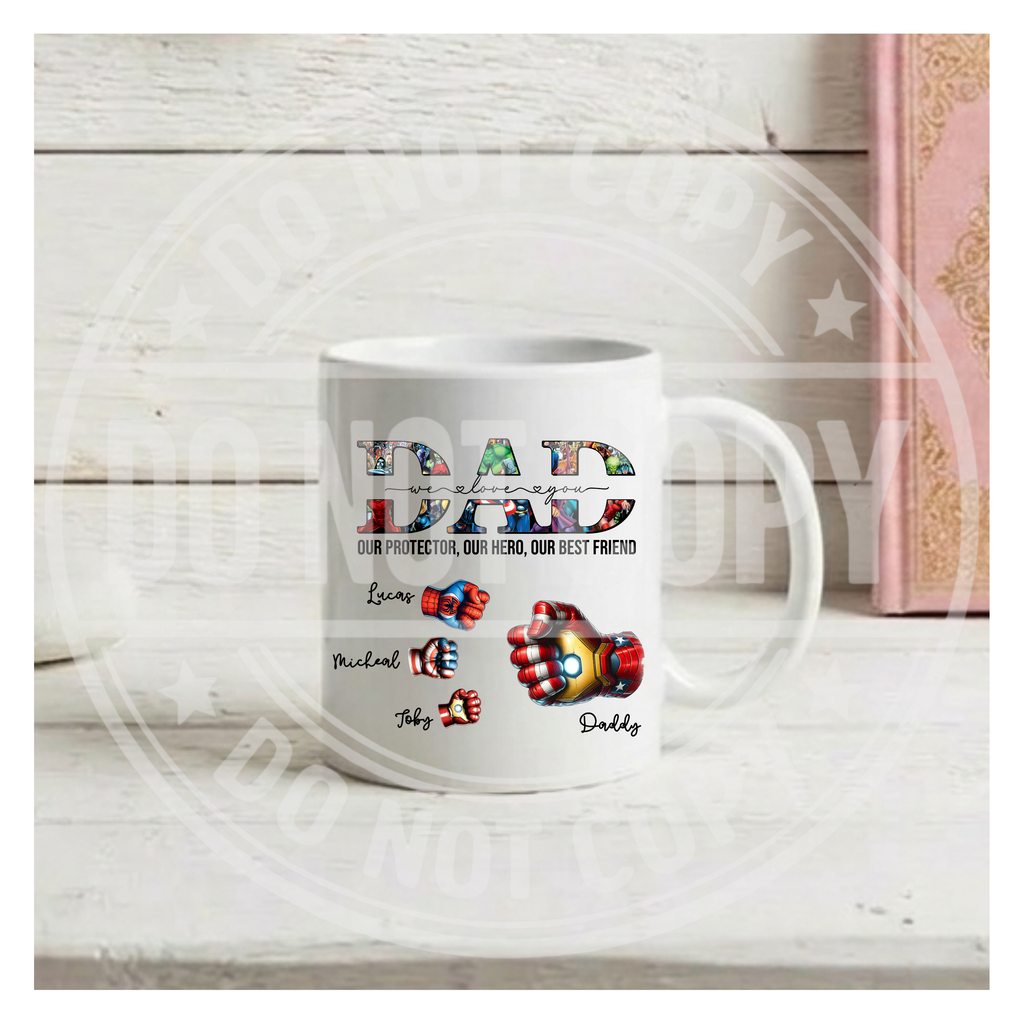 Superhero Fists - Mug
