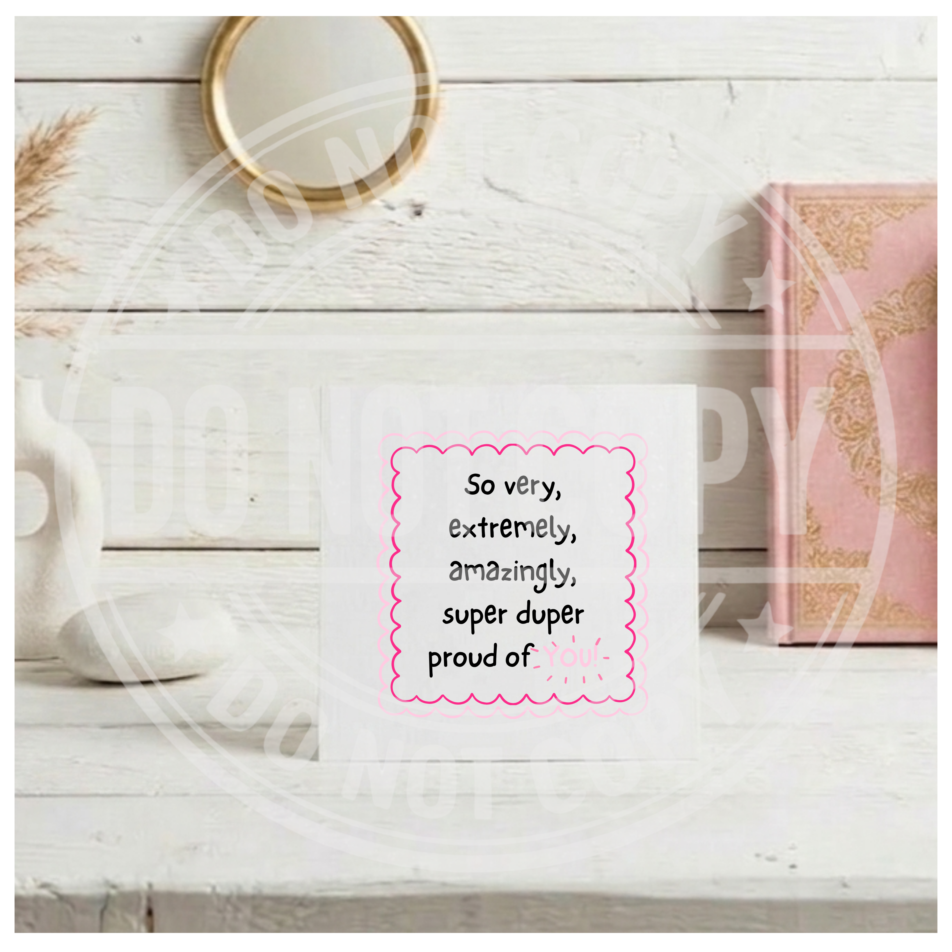 Super Duper Proud Of You Card