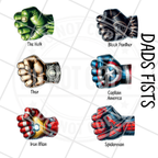 Superhero Fists - Acrylic Block