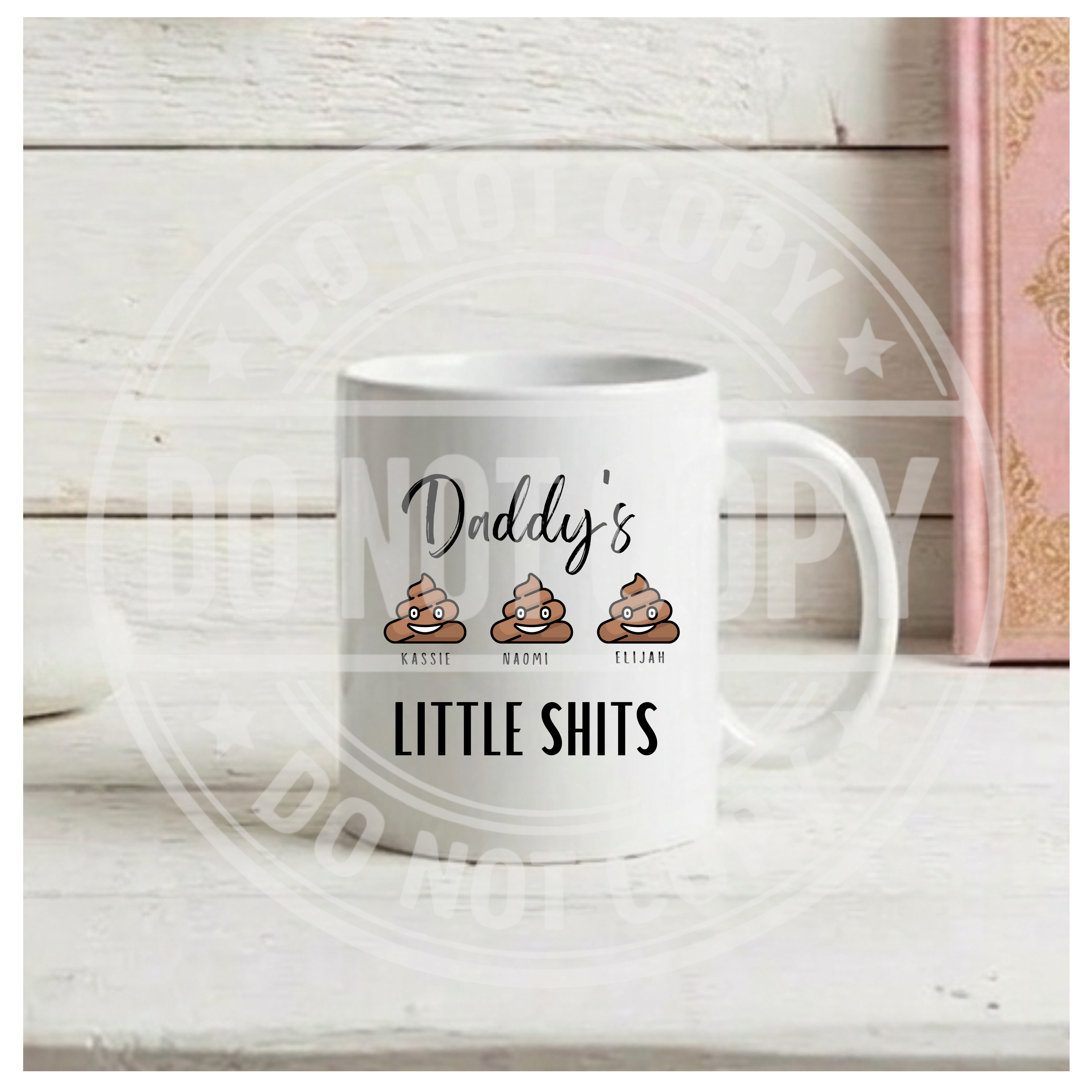 Personalised Little Shits Mug