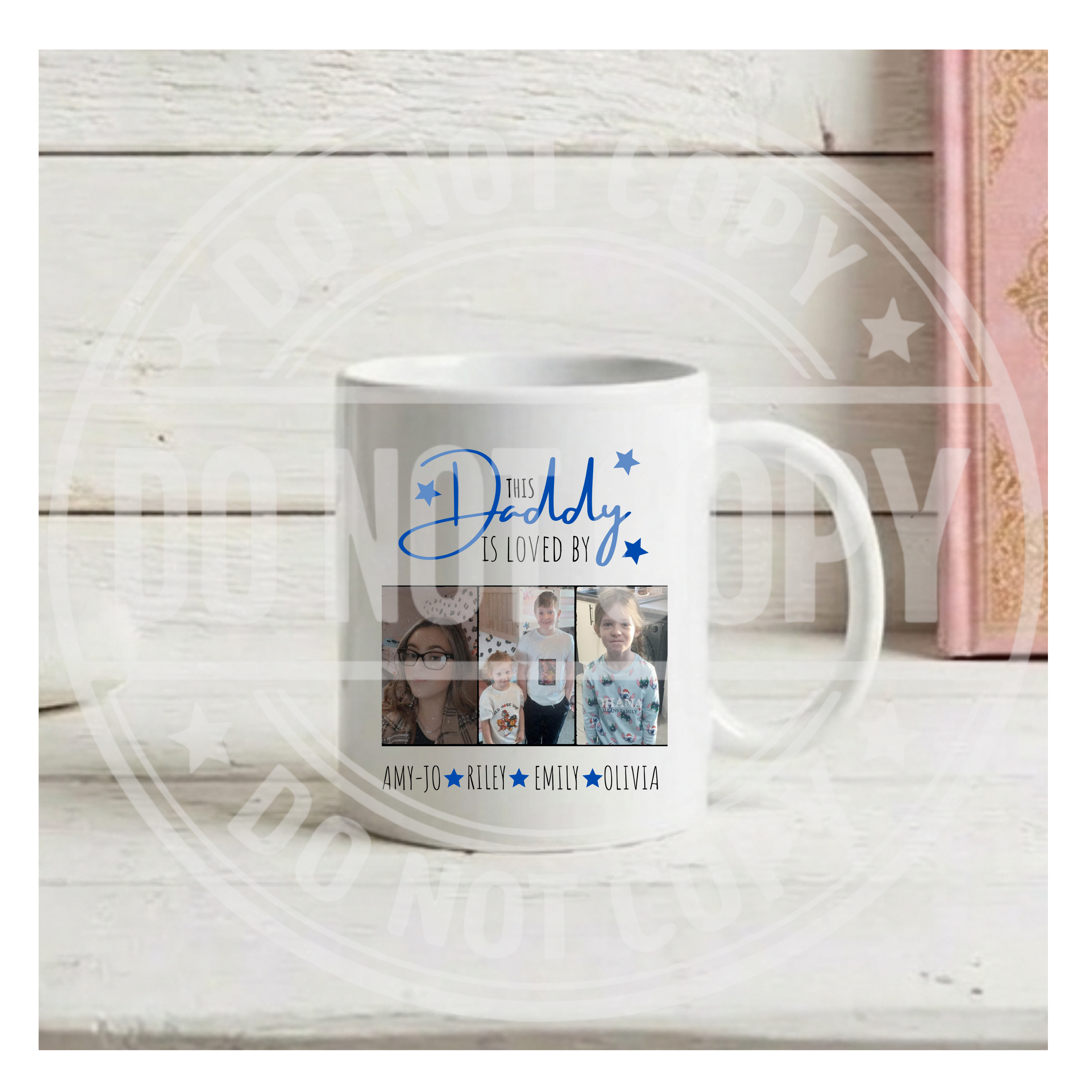 3 Photo Father's Day Mug