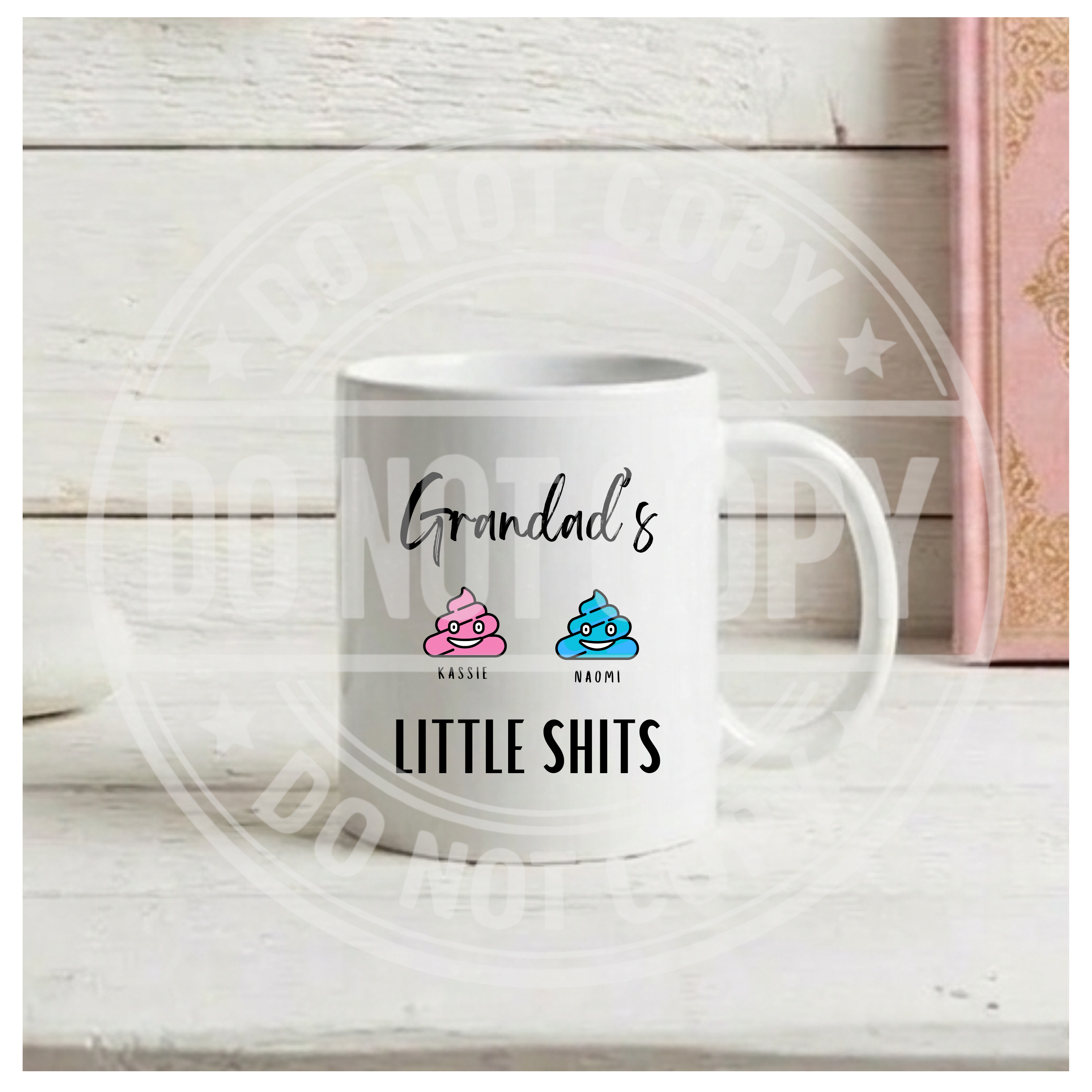 Personalised Little Shits Mug