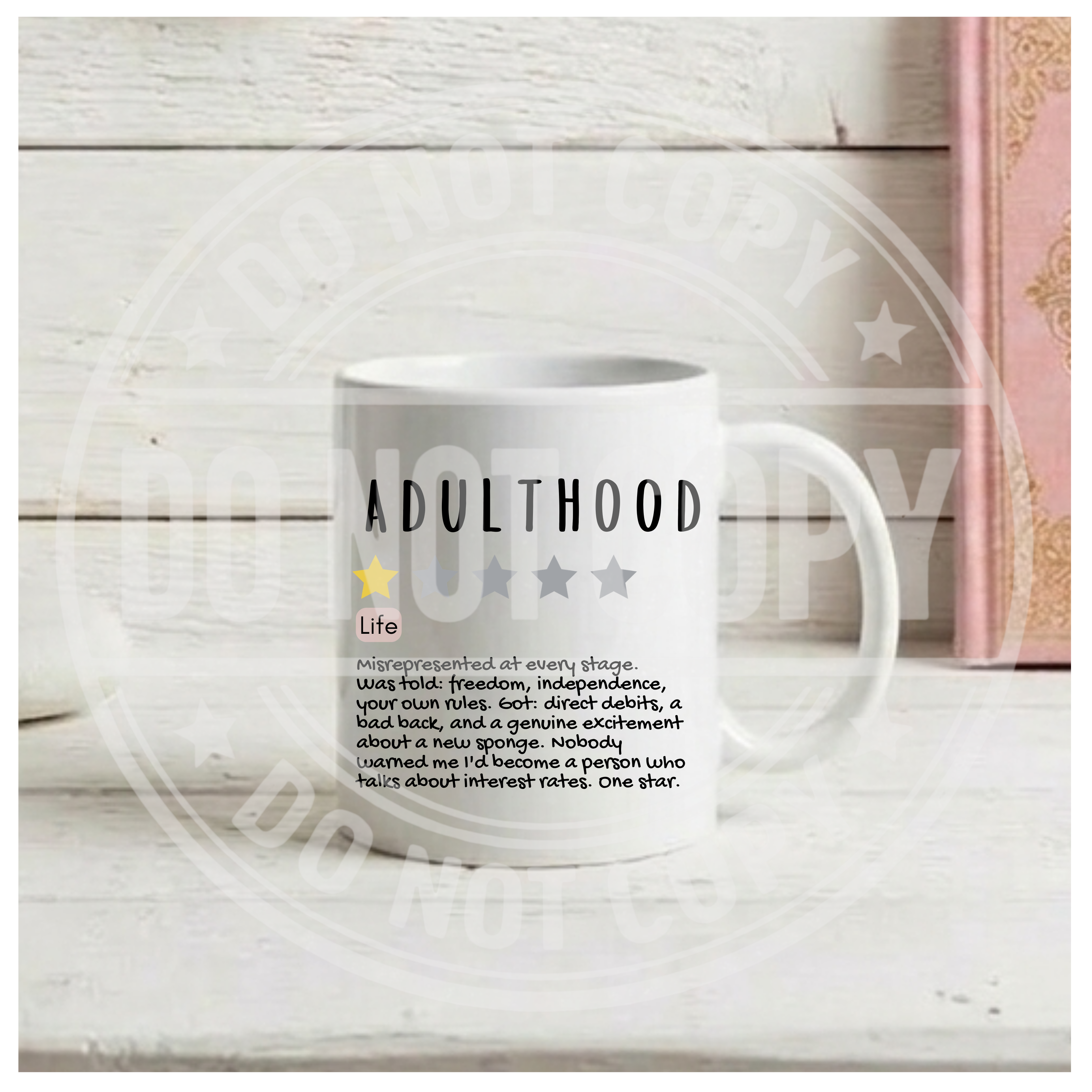 Review Mug - Adulting