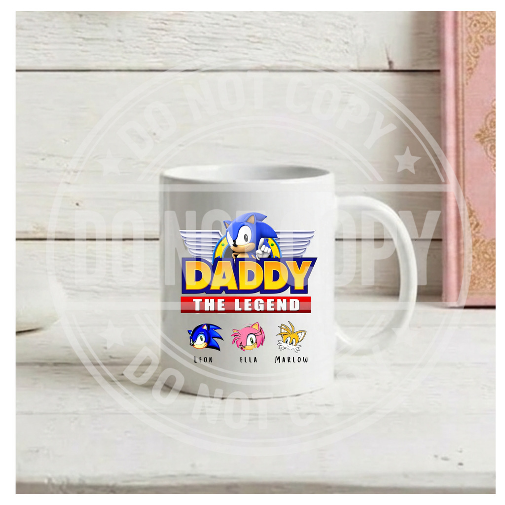 Sonic Themed Personalised Mugs