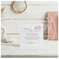 Rainbow & Books Card