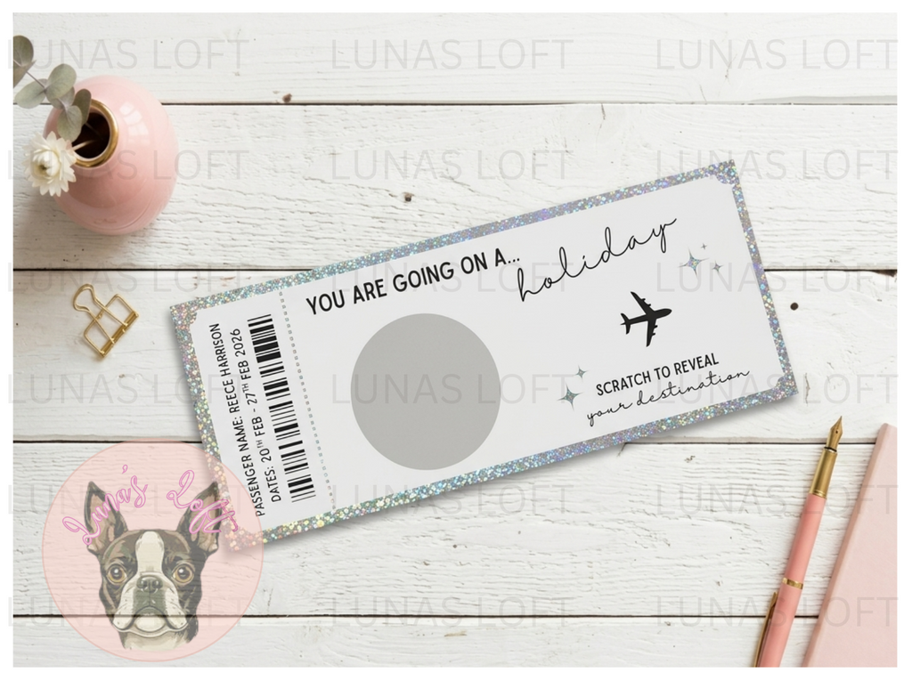 Scratch to Reveal Foil Tickets