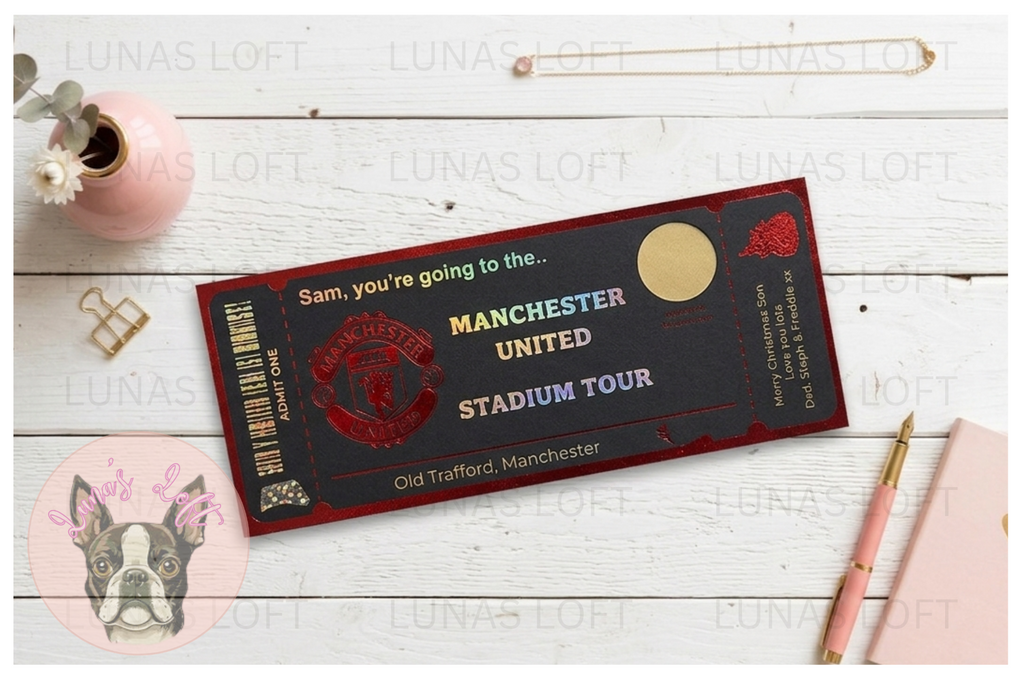 Scratch to Reveal Foil Tickets