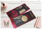 Scratch to Reveal Foil Tickets