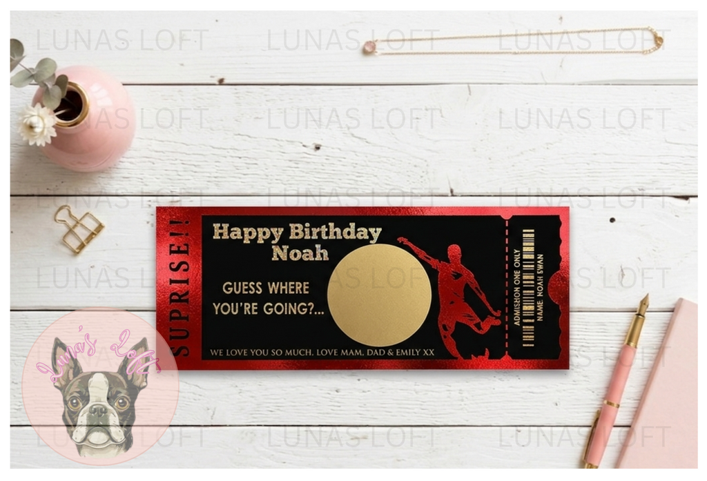 Scratch to Reveal Foil Tickets