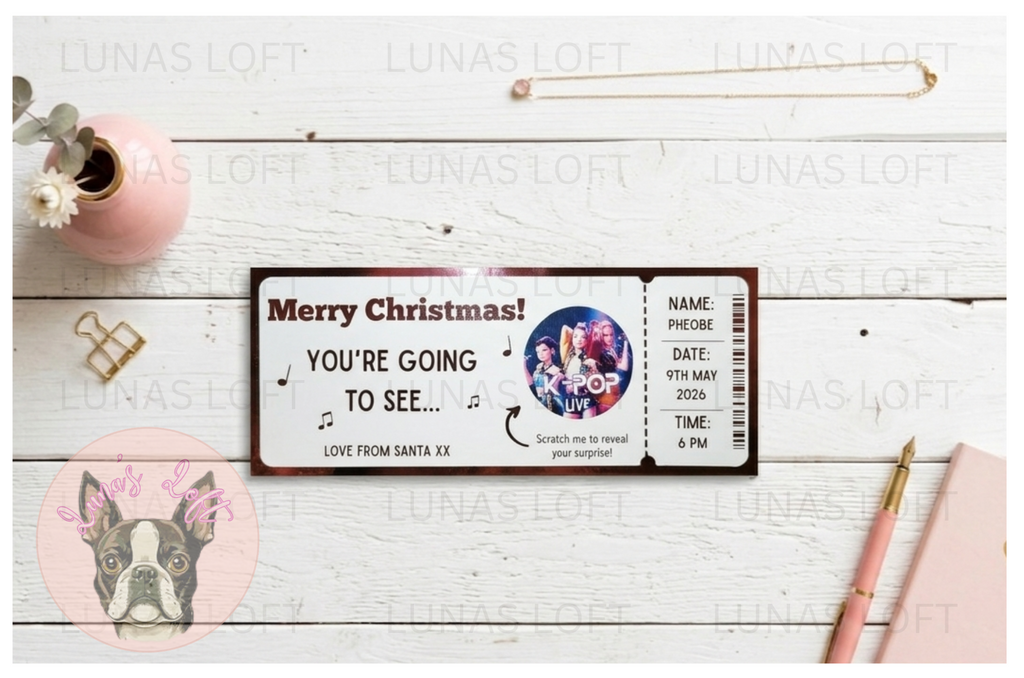 Scratch to Reveal Foil Tickets