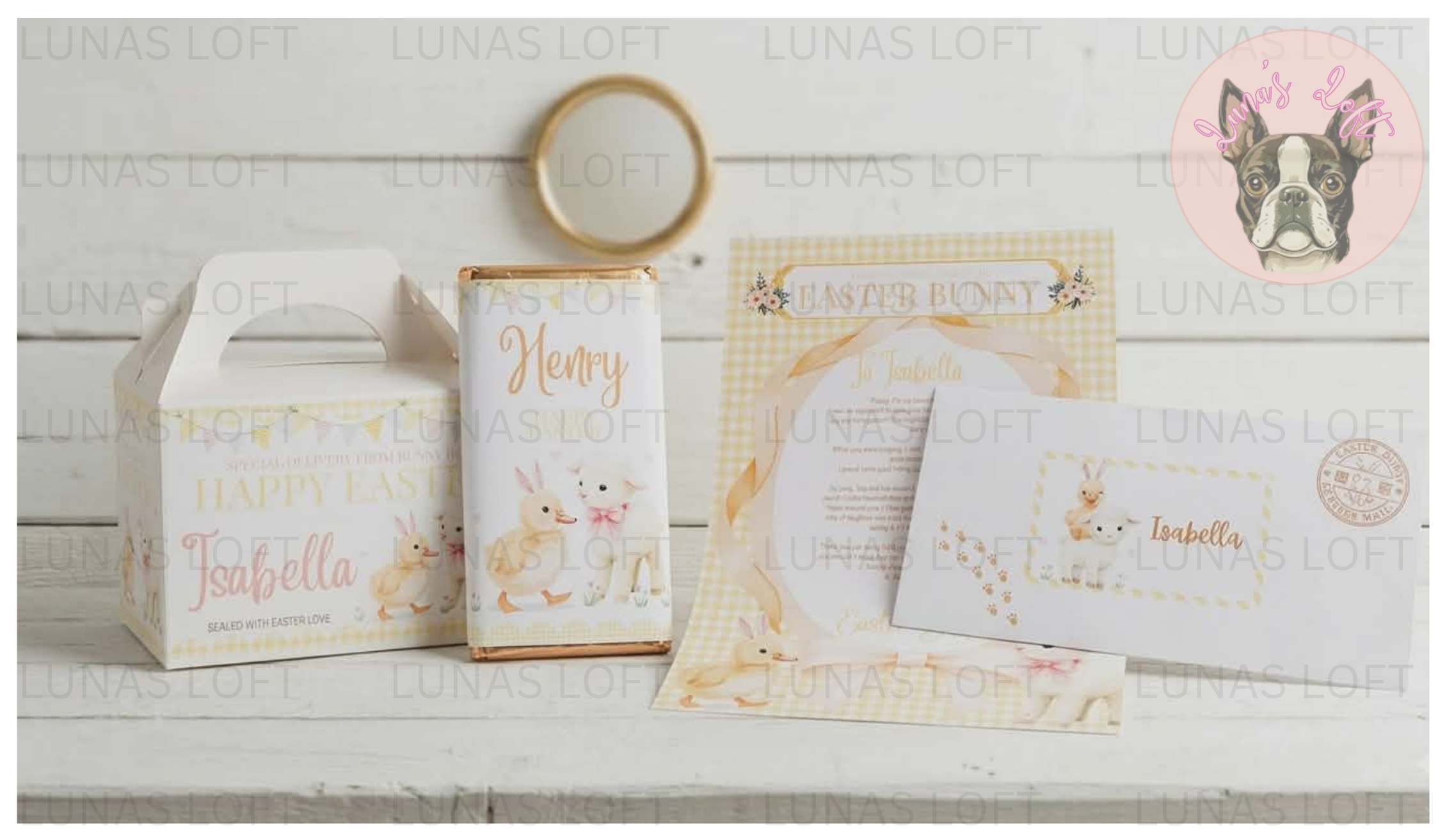 Personalised Easter Galaxy Bar