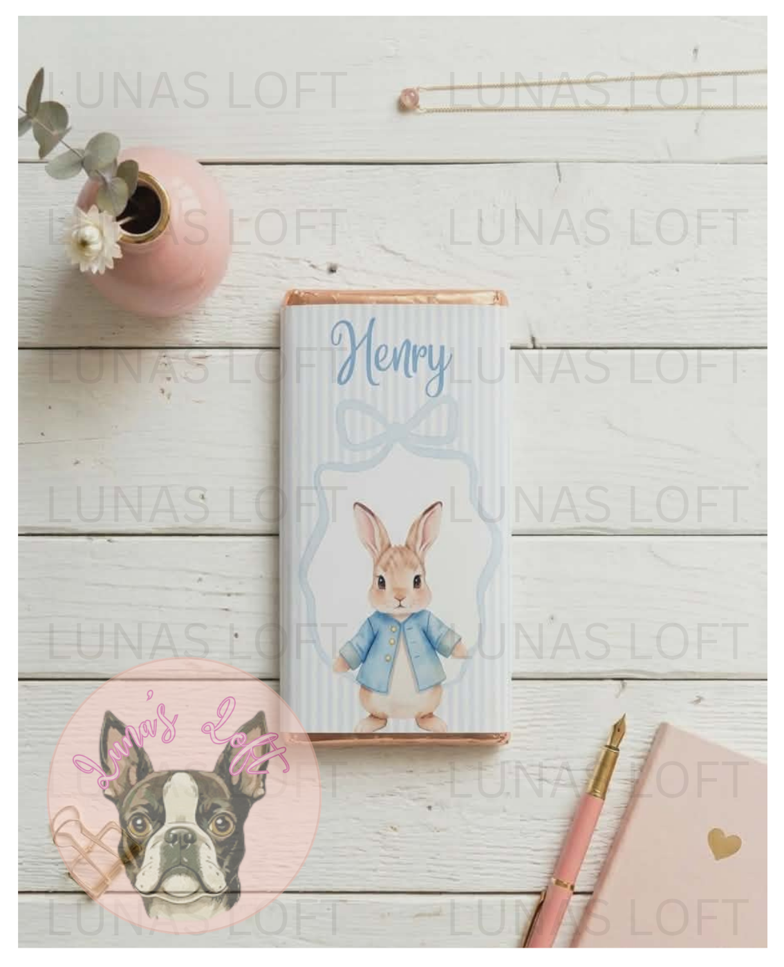 Personalised Easter Galaxy Bar