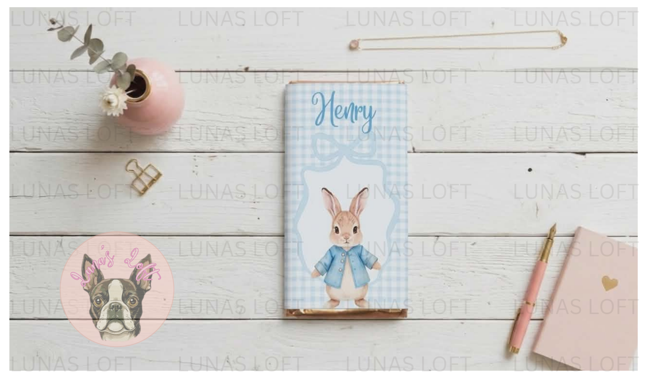 Personalised Easter Galaxy Bar