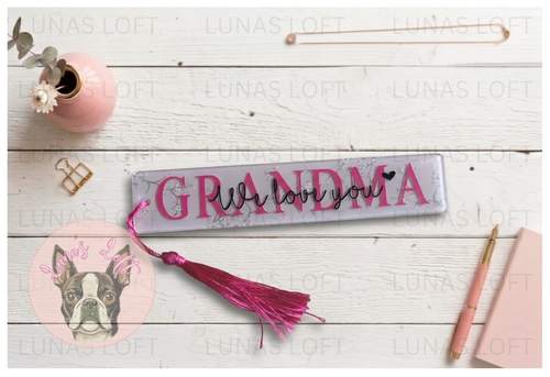 Bookmark - 'We love you'