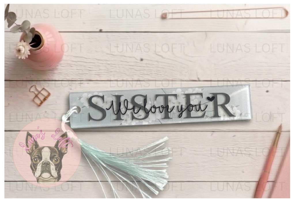 Bookmark - 'We love you'