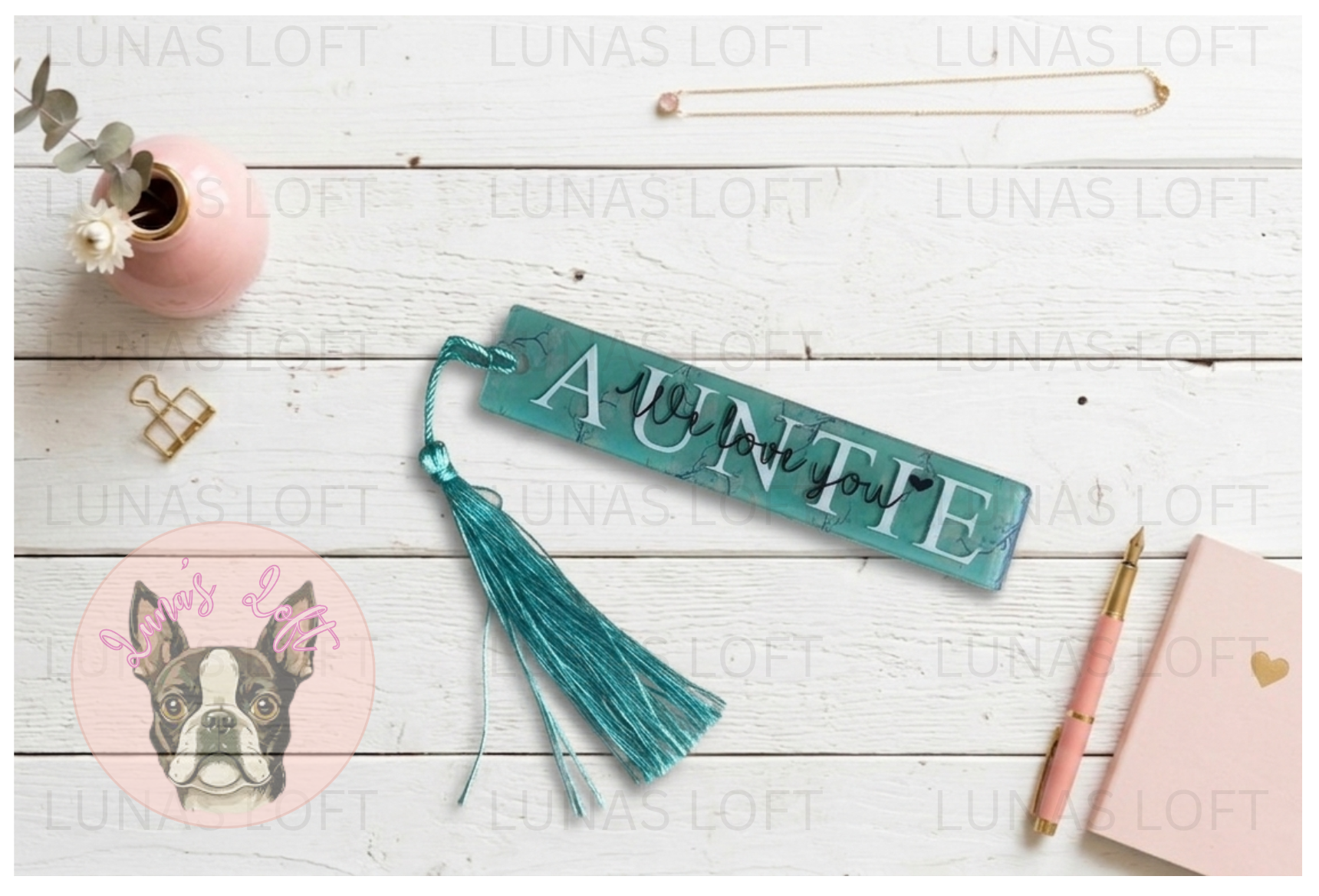 Bookmark - 'We love you'