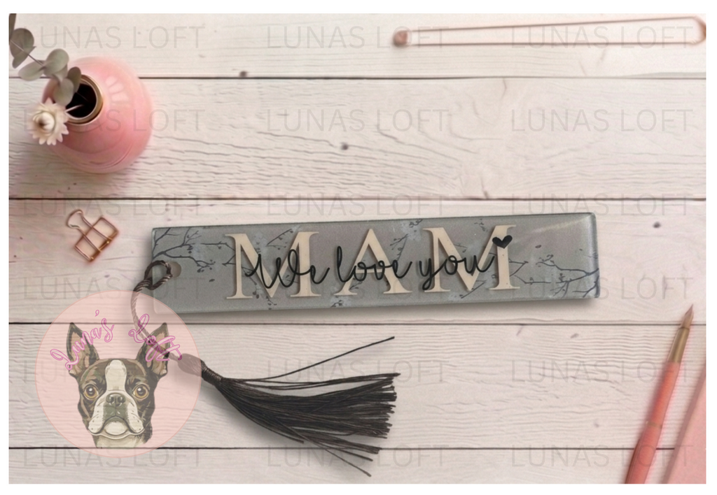 Bookmark - 'We love you'
